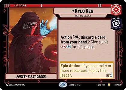 Kylo Ren - Rash and Deadly (011 262) [Shadows of the Galaxy] Discount