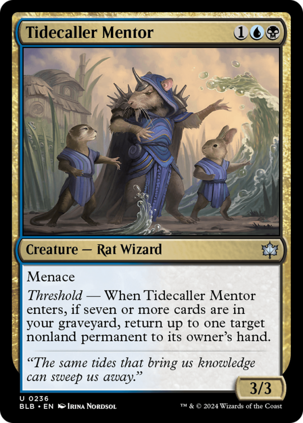 Tidecaller Mentor [Bloomburrow] For Cheap