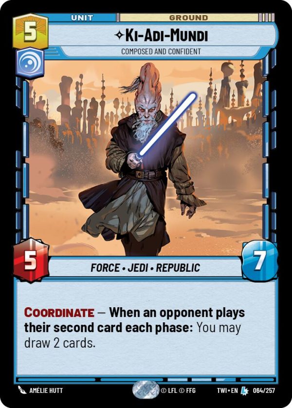 Ki-Adi-Mundi - Composed and Confident (064 257) [Twilight of the Republic] For Sale