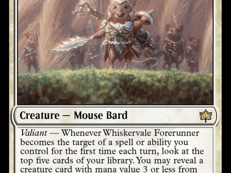 Whiskervale Forerunner [Bloomburrow] Supply