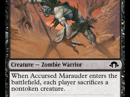 Accursed Marauder (Ripple Foil) [Modern Horizons 3] Discount