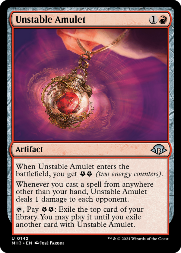 Unstable Amulet [Modern Horizons 3] Supply