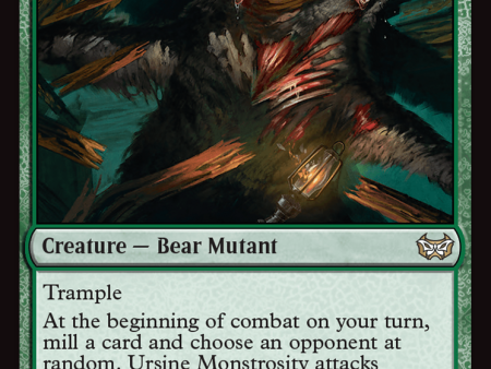 Ursine Monstrosity [Duskmourn: House of Horror Commander] For Cheap