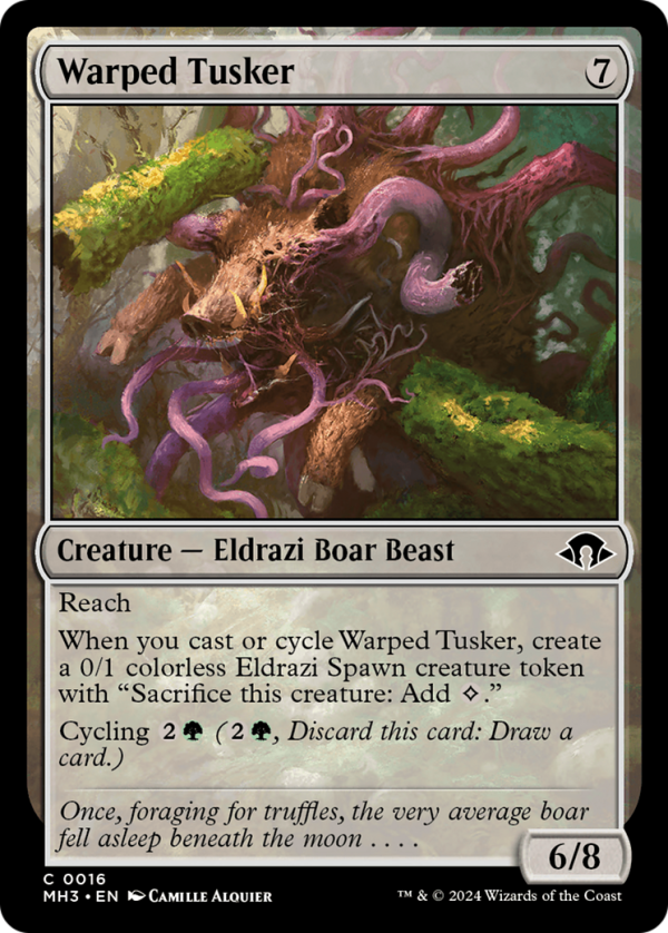 Warped Tusker [Modern Horizons 3] For Discount