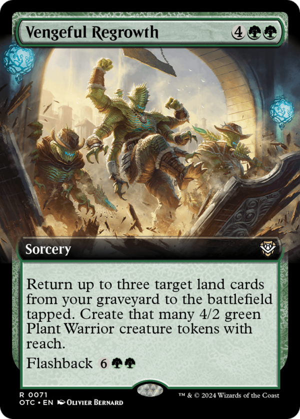 Vengeful Regrowth (Extended Art) [Outlaws of Thunder Junction Commander] Cheap