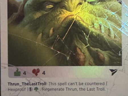 Thrun, the Last Troll (Rainbow Foil) [Secret Lair Drop Series] For Sale