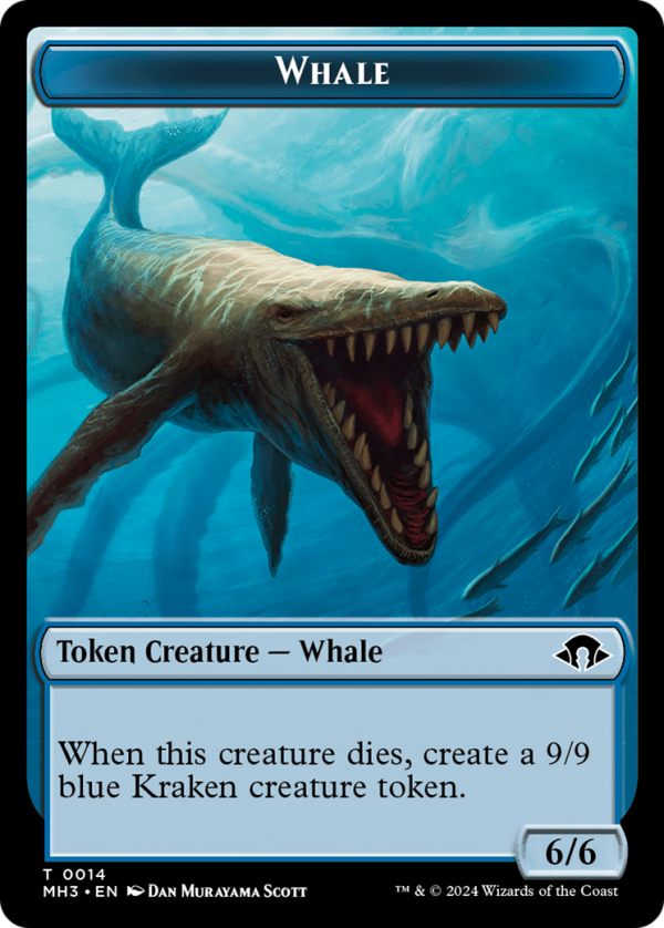 Whale    Energy Reserve Double-Sided Token [Modern Horizons 3 Tokens] For Discount