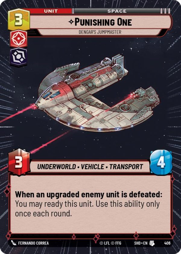 Punishing One - Dengar s Jumpmaster (Hyperspace) (406) [Shadows of the Galaxy] For Cheap