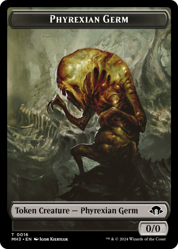 Phyrexian Germ    Food Double-Sided Token [Modern Horizons 3 Tokens] Hot on Sale