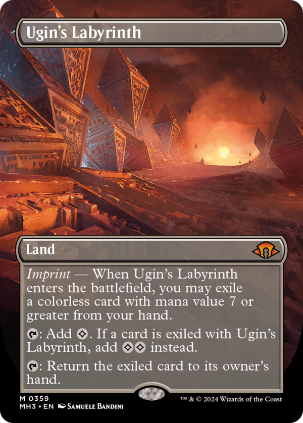 Ugin s Labyrinth (Borderless) [Modern Horizons 3] Online Sale