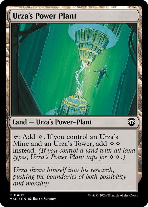 Urza s Power Plant (Ripple Foil) [Modern Horizons 3 Commander] Hot on Sale