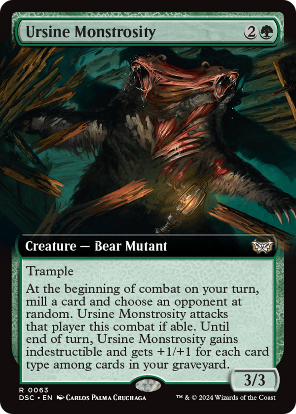 Ursine Monstrosity (Extended Art) [Duskmourn: House of Horror Commander] Fashion