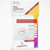 Gamegenic PRIME Sleeves: Mini European (RUBY) For Sale