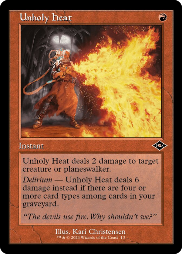 Unholy Heat (Retro) [Modern Horizons 2] Supply