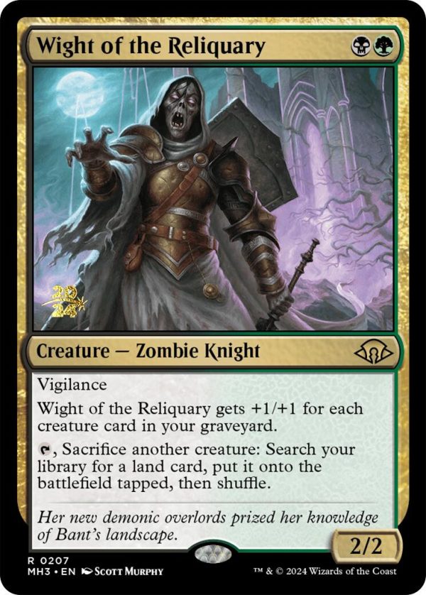 Wight of the Reliquary [Modern Horizons 3 Prerelease Promos] Online