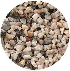 CLEAR WHITE GRAVEL 3-6 mm  10KG For Cheap