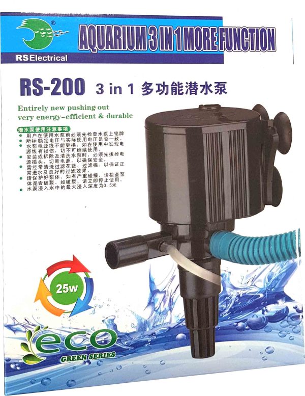 AQUARIUM WATERPUMP RS 200 Hot on Sale